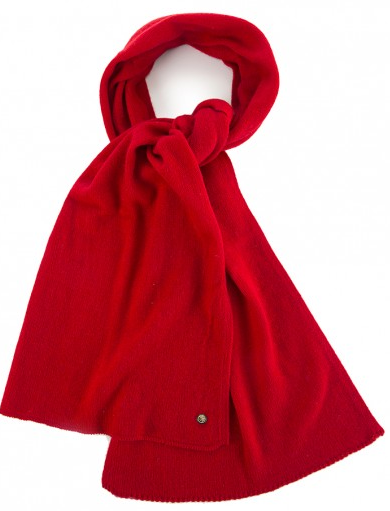 echarpe laine dou rouge fabrication francaise