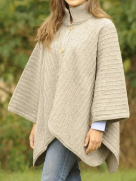 poncho laine chaud fabrication franc naturel