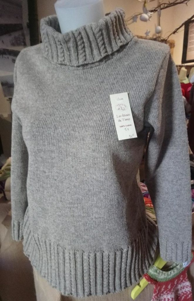 pull laine chaud fabrication franc naturel