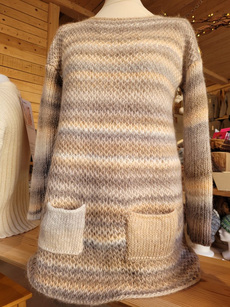 tricot modèle pull laine