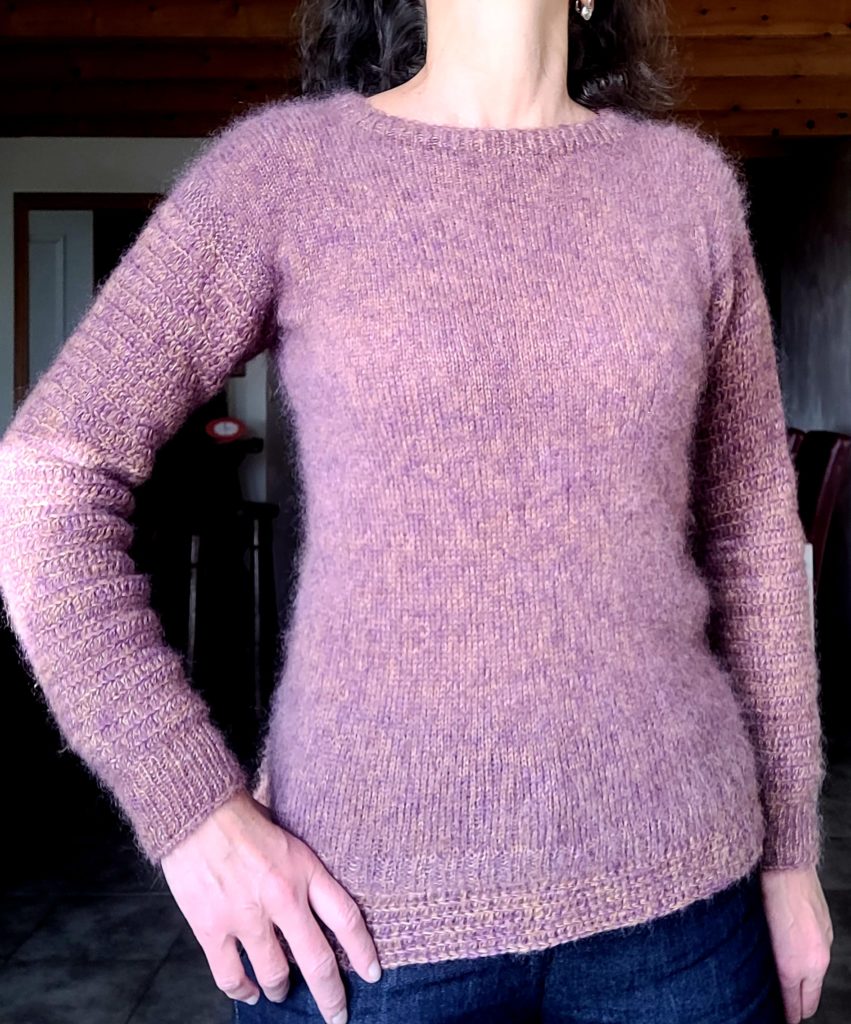tricot modèle pull laine