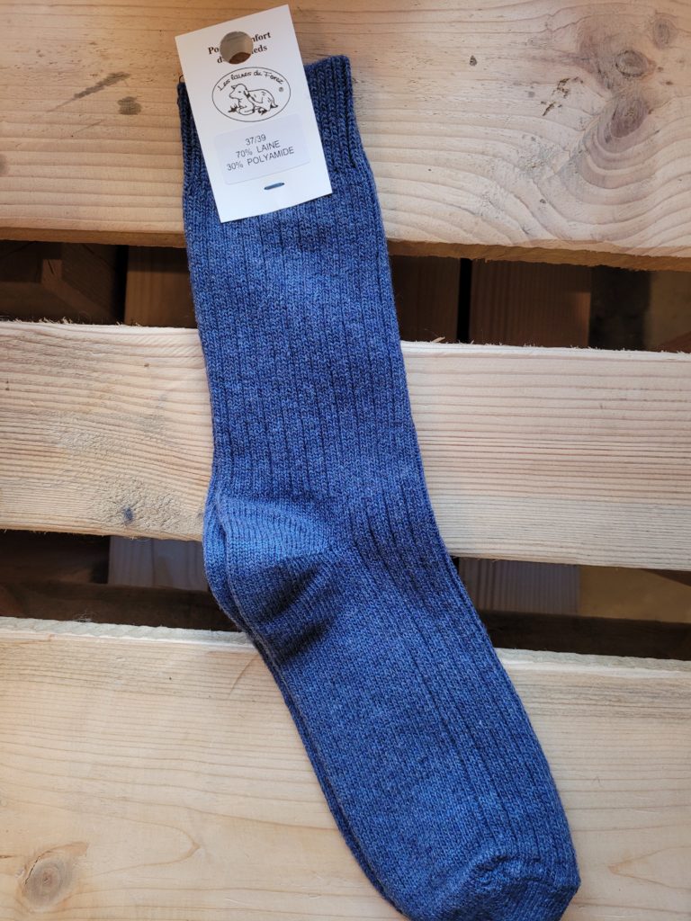 laine chaussette solide