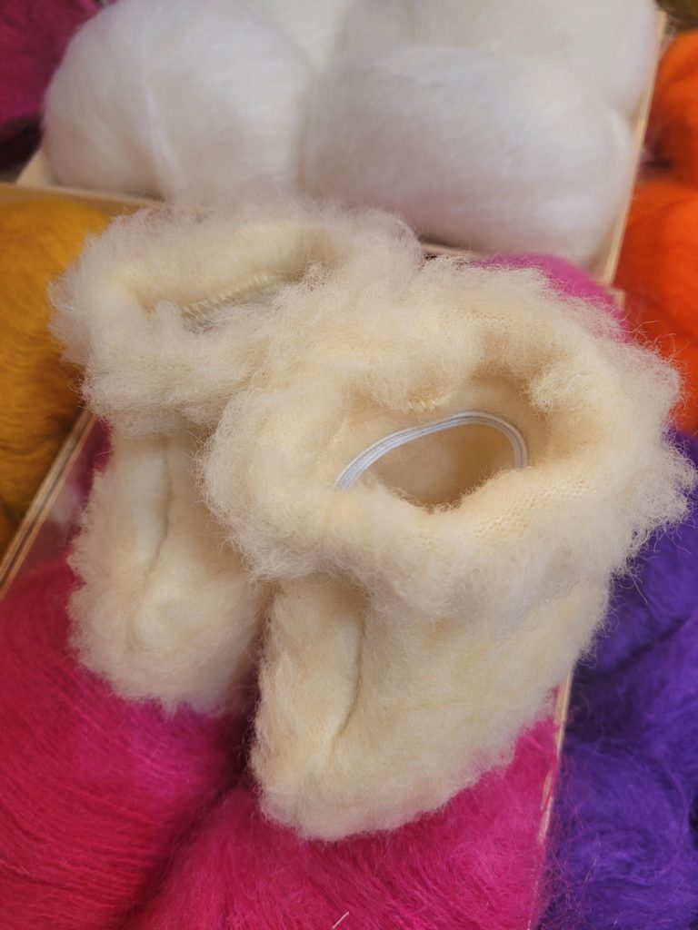 chausson bebe laine naturelle