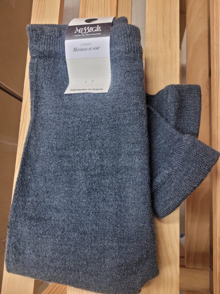 legging chaud mérinos laine soie