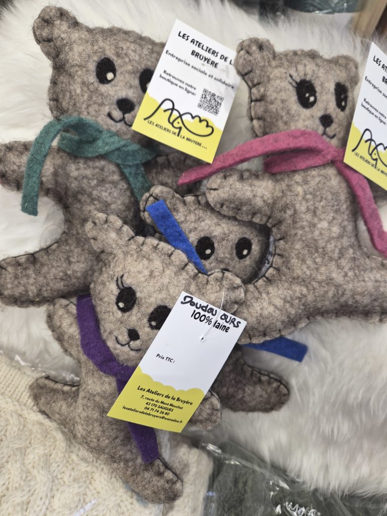 doudou laine france ours
