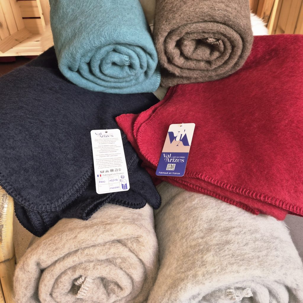plaid laine france douce